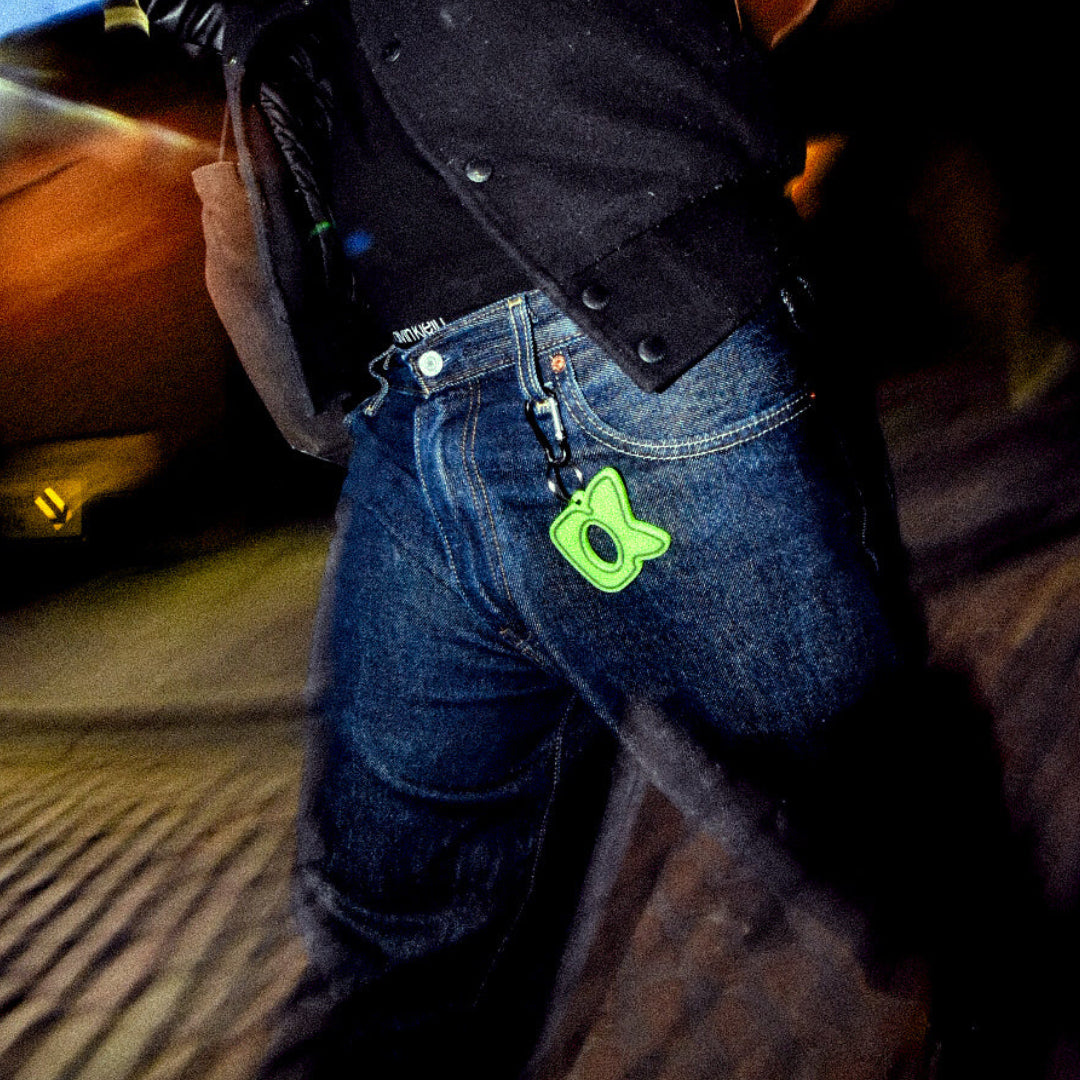 "Apple Green" DK keyring